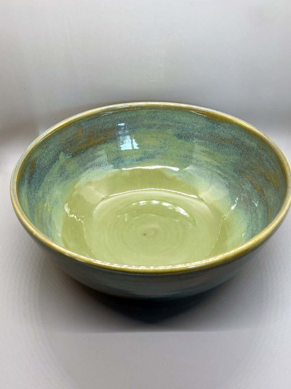 Fundy Spray Large Salad Bowl - Anderson Pottery